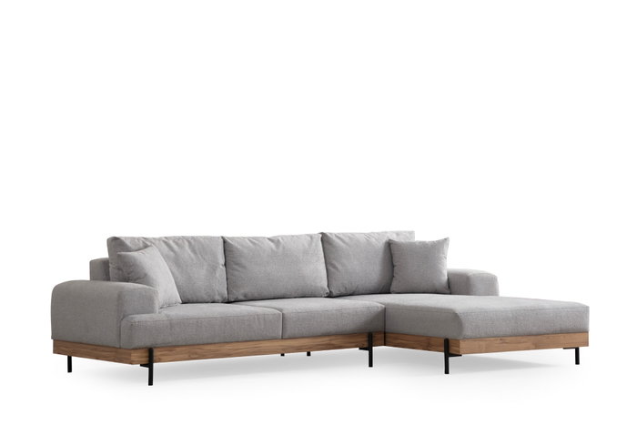 Atelier Del Sofa Eti Oak Right - Gris